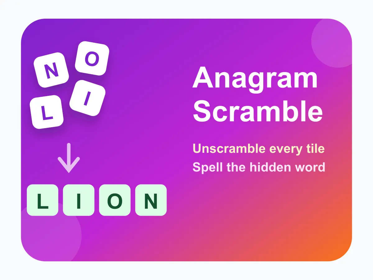 Anagram Scramble