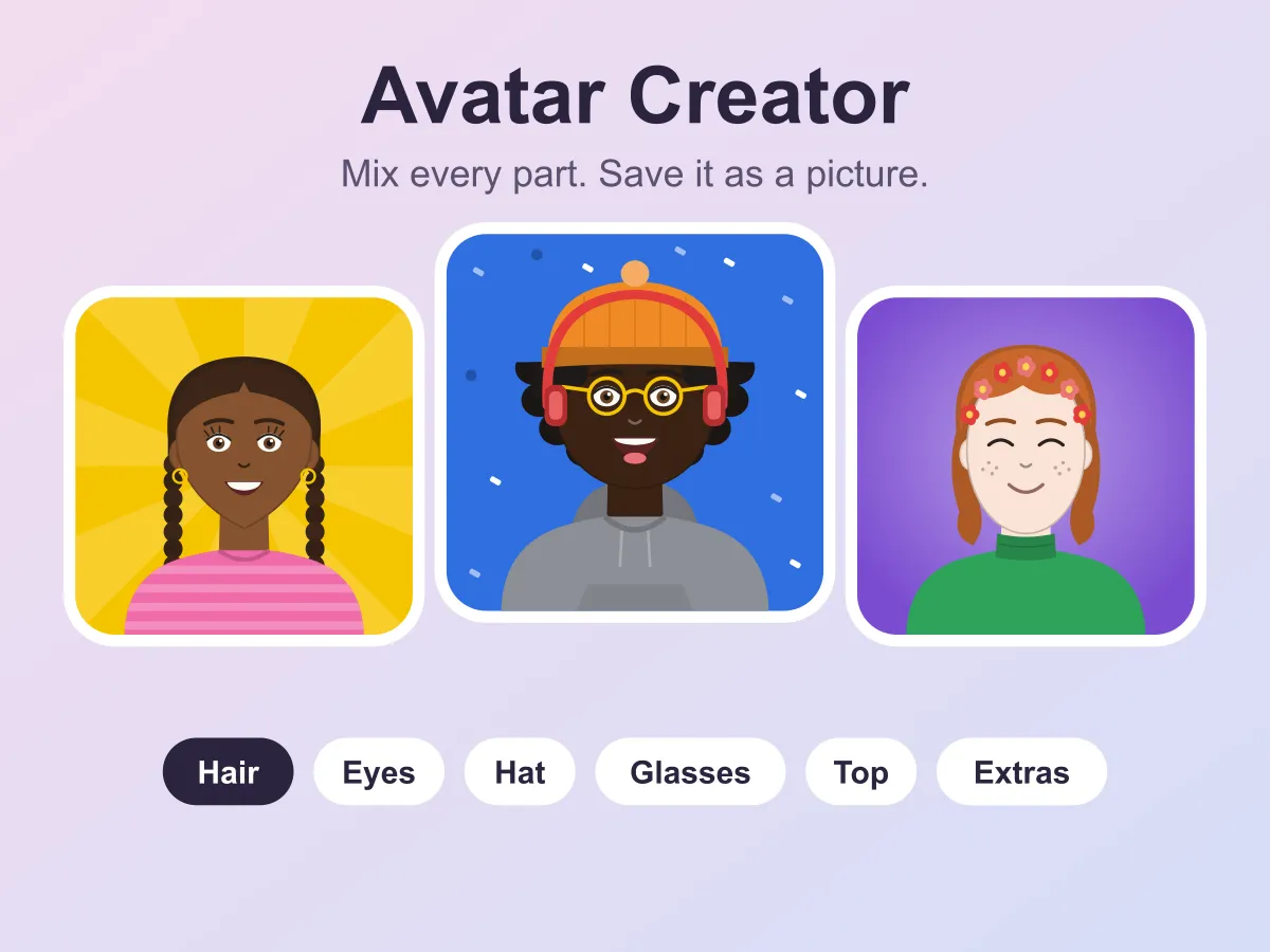 Avatar Creator — free online creative game