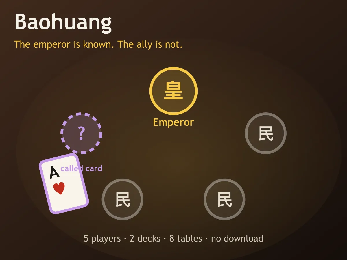 Baohuang — free online card game