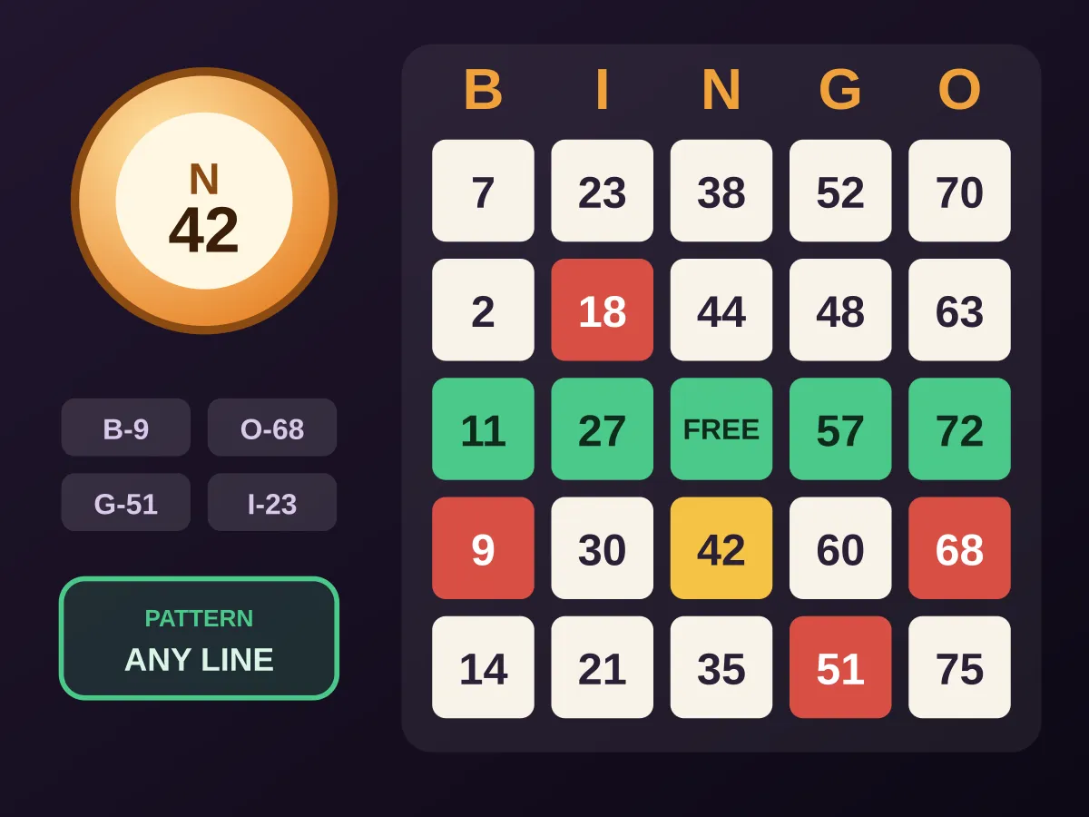 Bingo — free online board game