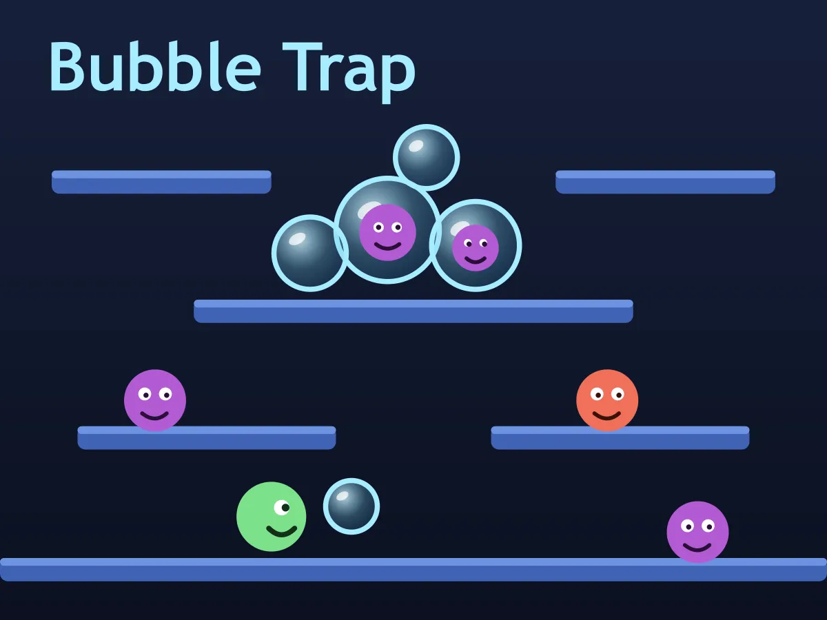 Bubble Trap — free online reaction game