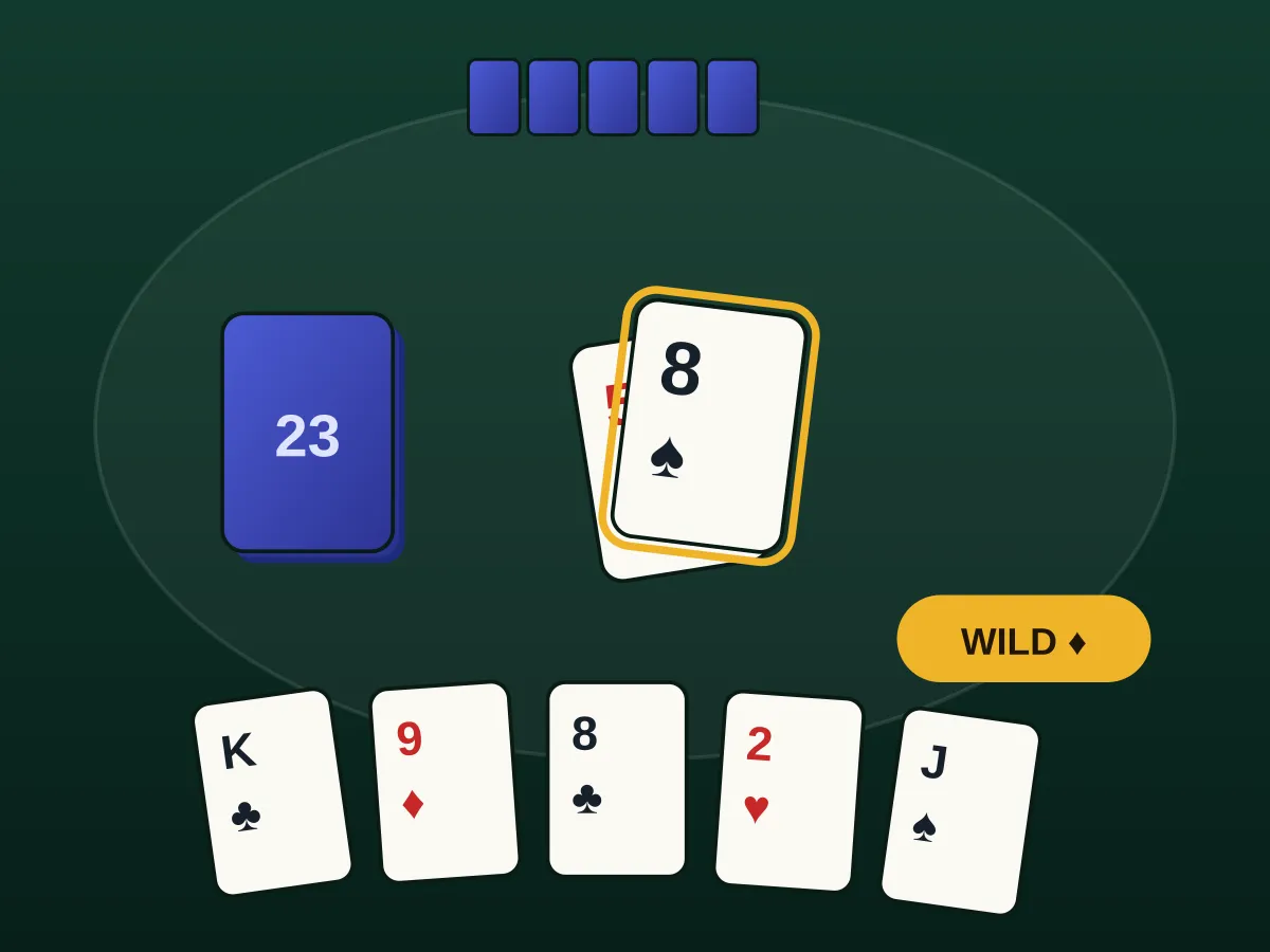 Crazy Eights — free online card game