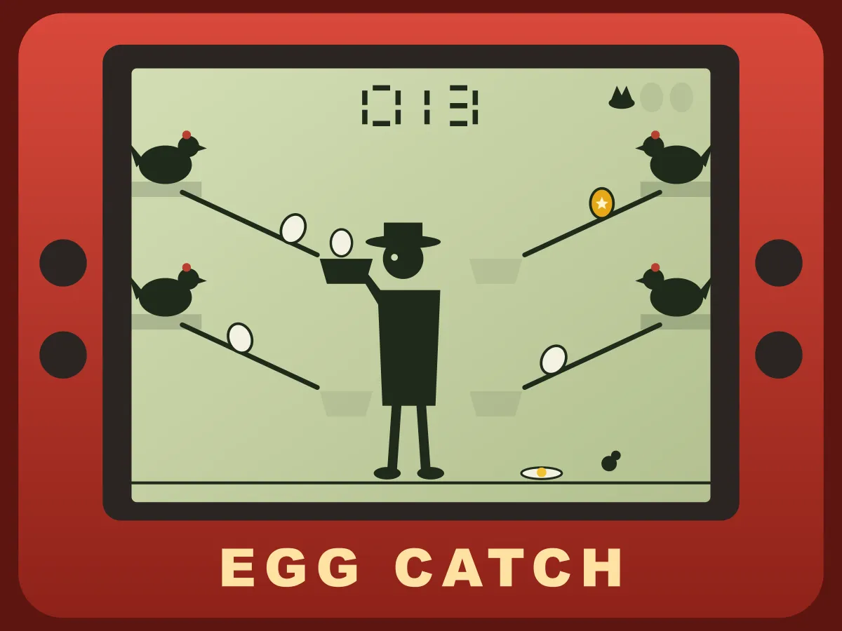 Egg Catch — free online reaction game