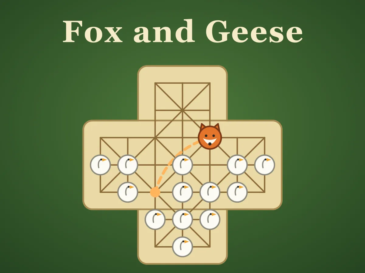 Fox and Geese — free online board game