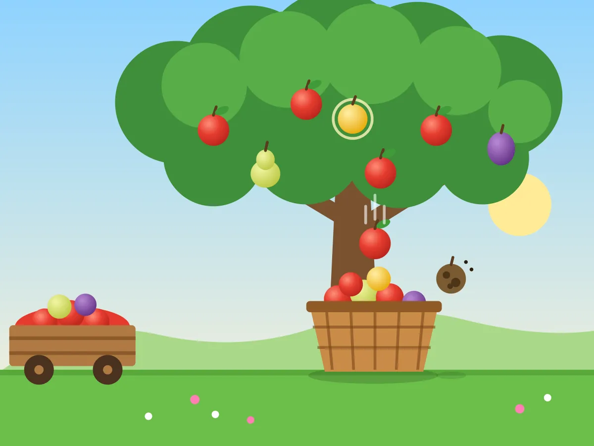 Fruit Basket — free online reaction game