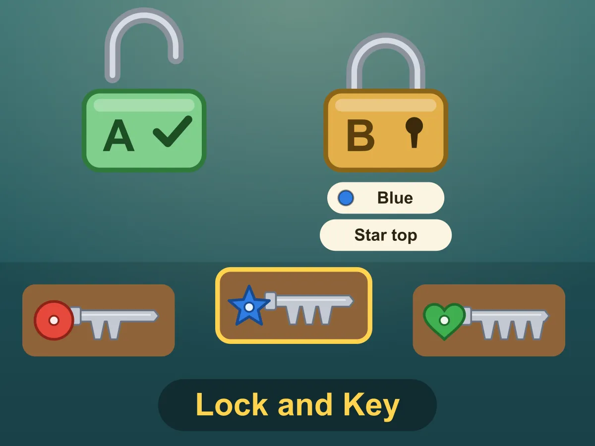 Lock and Key — free online puzzle game