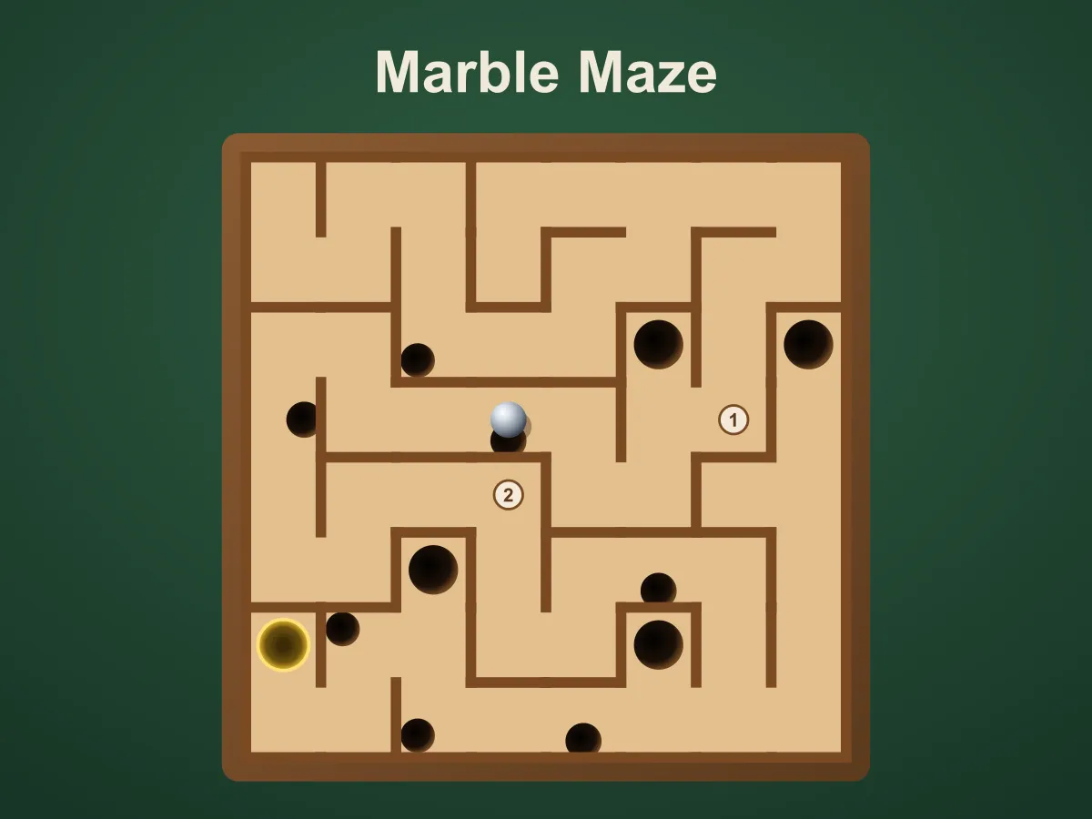 Marble Maze — free online puzzle game