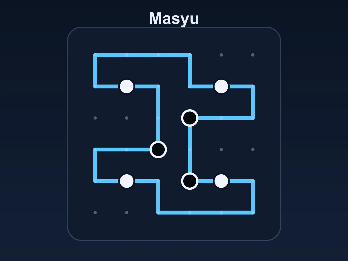 Masyu — free online puzzle game