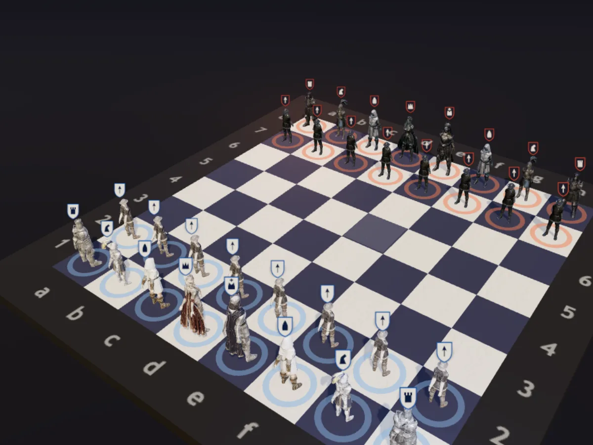 Medieval Chess 3D — free online board game