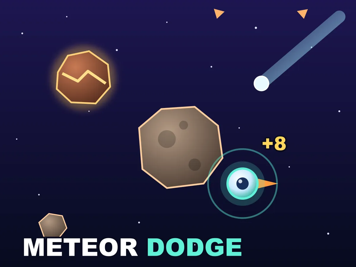 Meteor Dodge — free online reaction game
