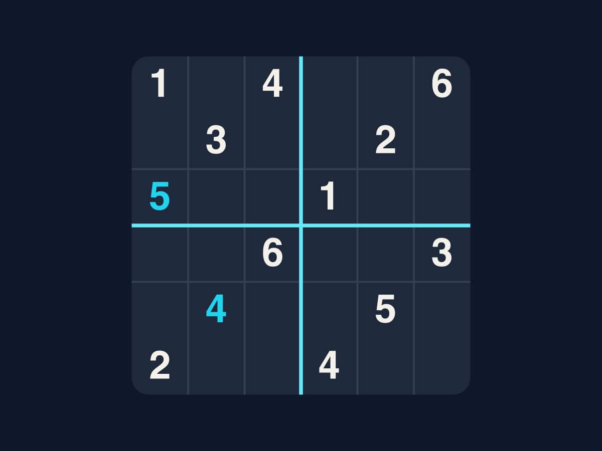 Mini Sudoku