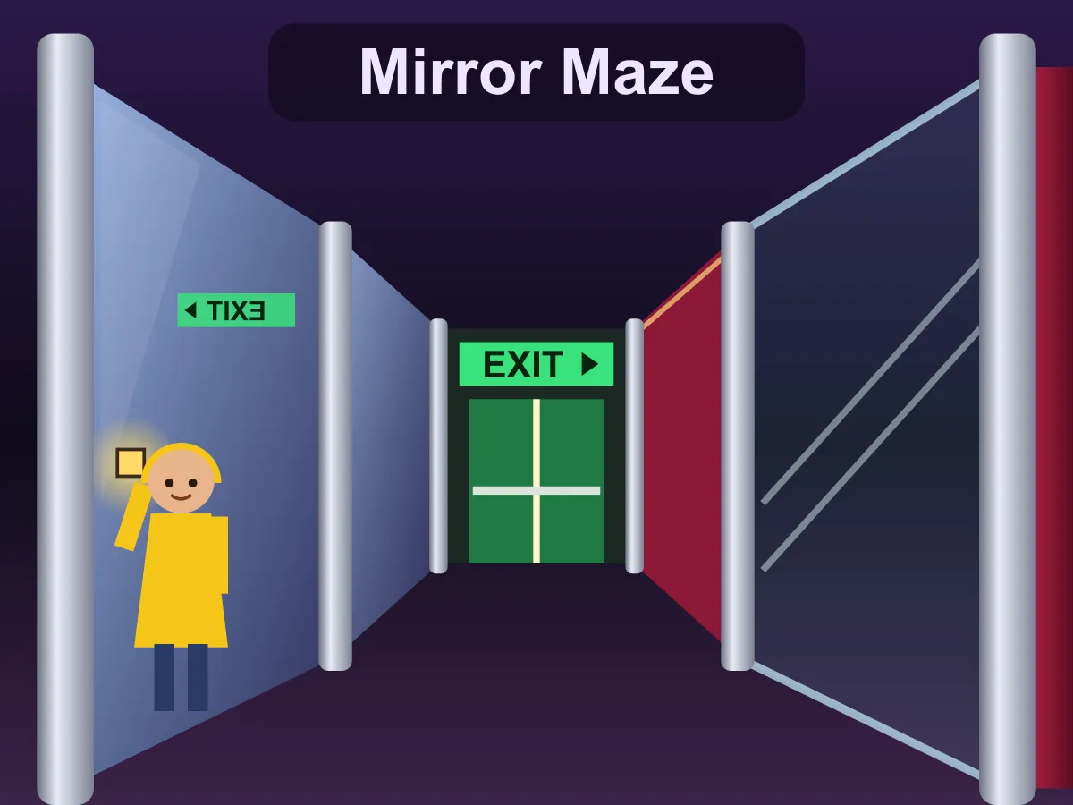 Mirror Maze — free online puzzle game