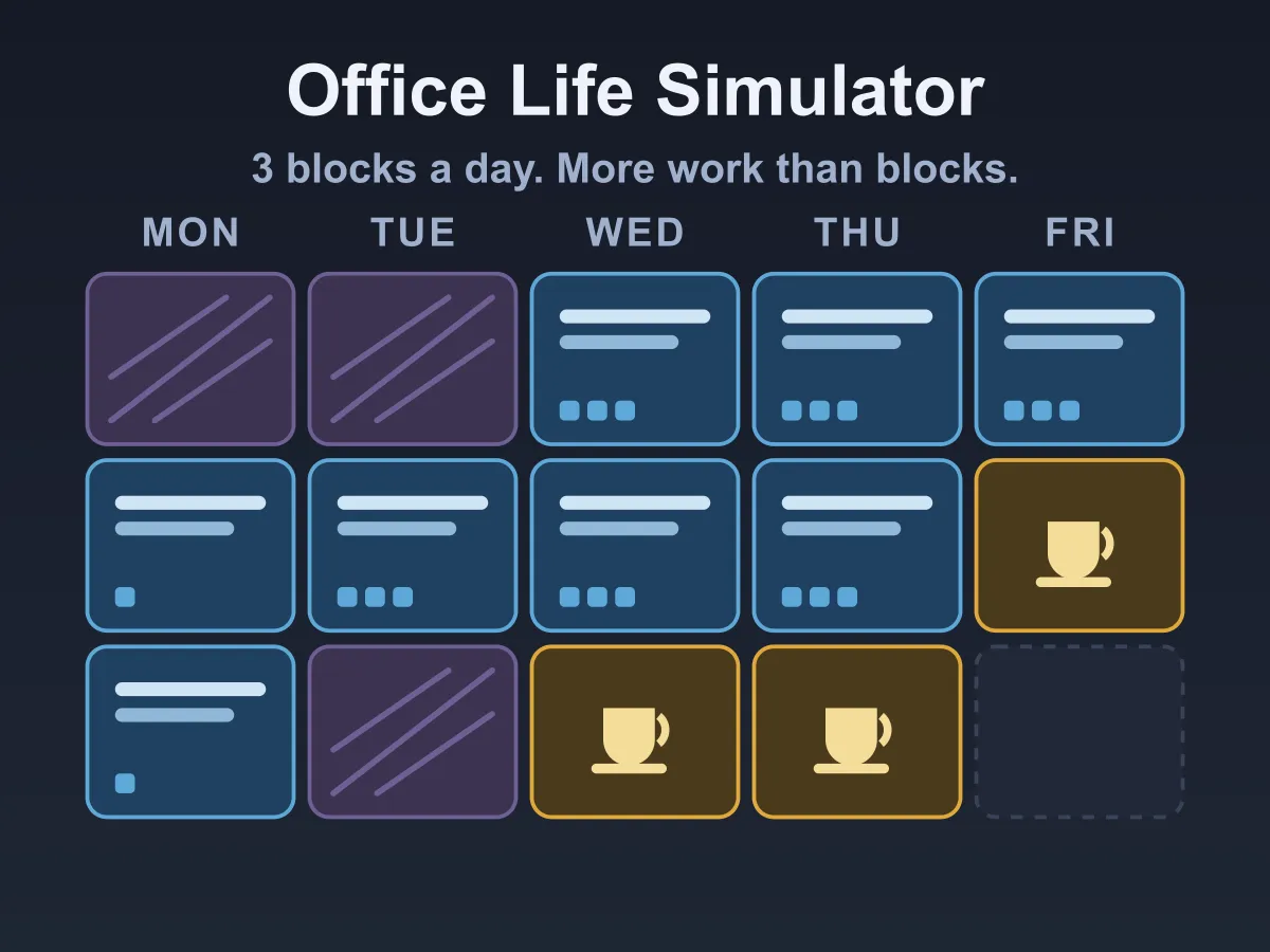 Office Life Simulator — free online simulation game