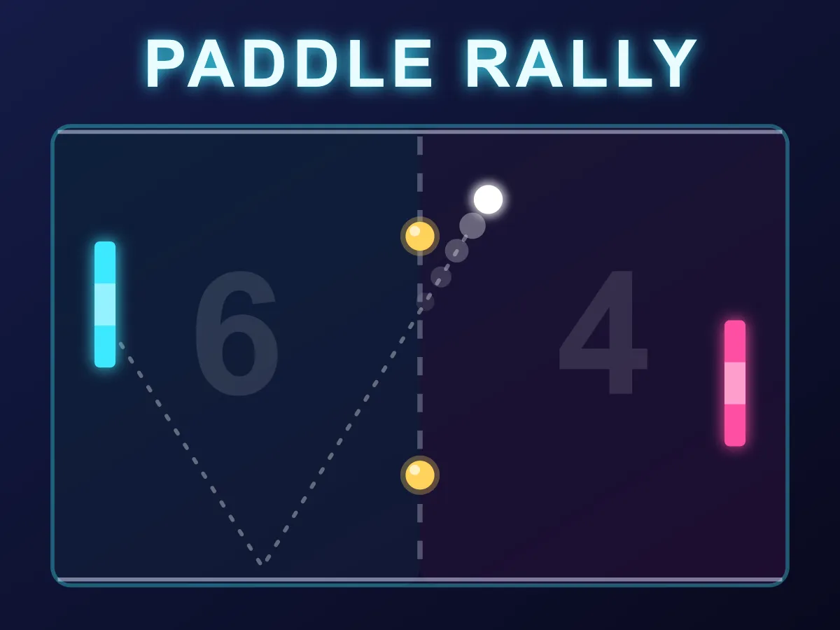 Paddle Rally — free online reaction game