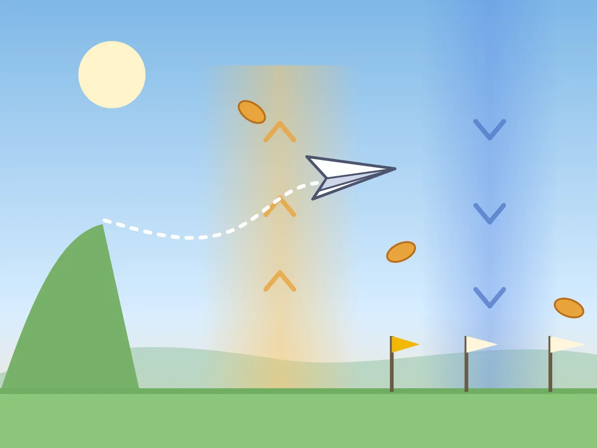 Paper Plane Glide — free online reaction game