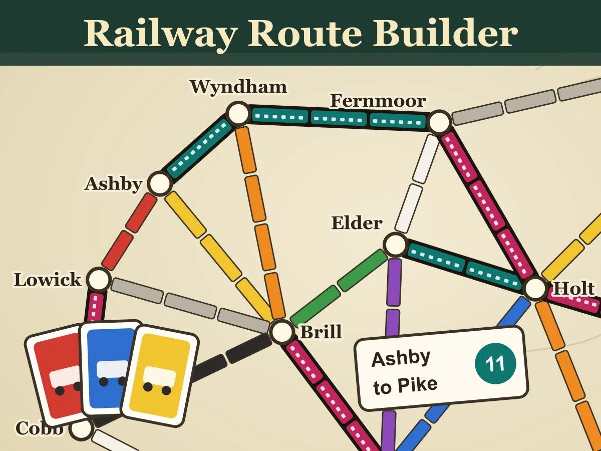 Railway Route Builder — free online board game