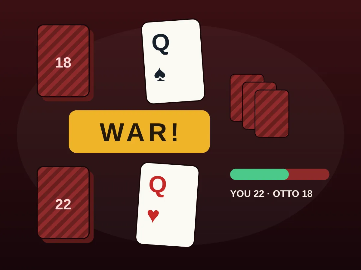 War Card Game — free online card game