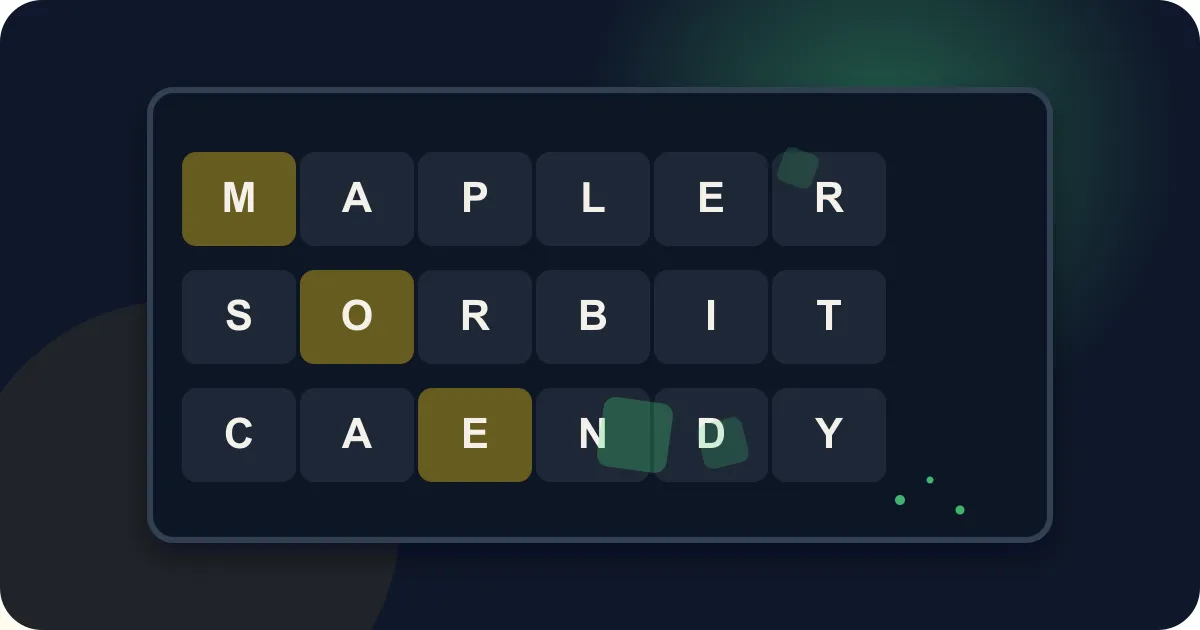 Word Tile Collapse