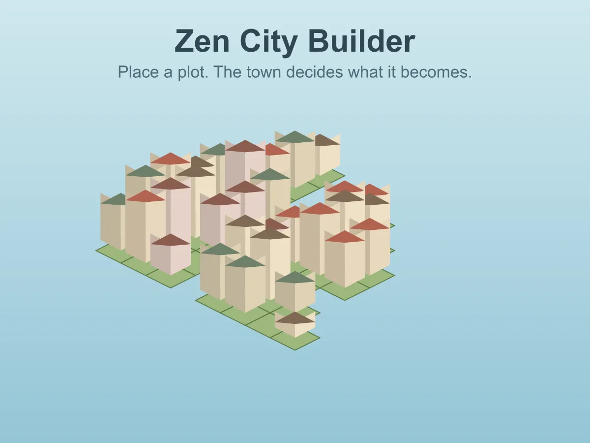 Zen City Builder — free online creative game
